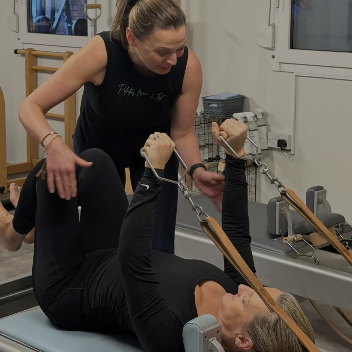 Calm classical Pilates studio at Pilates From Within, Haslemere
